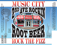 Music City Root Beer Soda